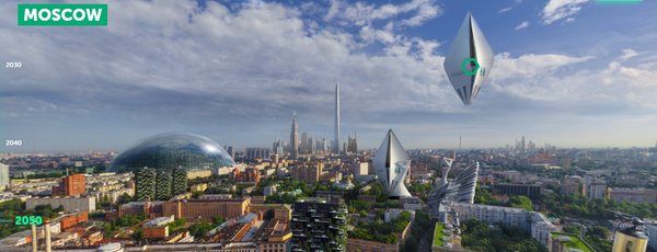 Moscou na década de 2050, segundo prediz o portal Earth 2050 - Sputnik Brasil