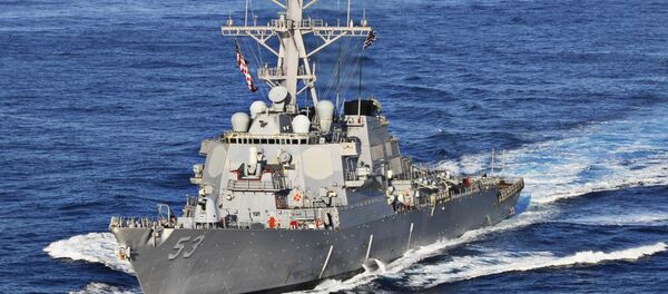 Destróier norte-americano USS John Paul Jones - Sputnik Brasil