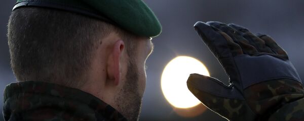 Soldado alemão na base aérea da Bundeswehr em Renania-Palatinado - Sputnik Brasil