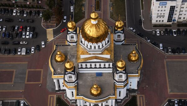 Catedral de São Fyodor Ushakov na cidade russa de Saransk - Sputnik Brasil