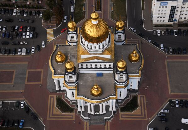 Catedral de São Fyodor Ushakov na cidade russa de Saransk - Sputnik Brasil