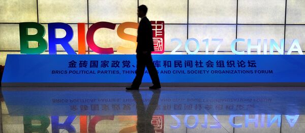 Cimeira do grupo BRICS na China, em Xiamen, entre 3 e 5 de setembro de 2017 - Sputnik Brasil