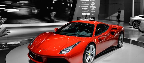 Ferrari 488 GTB em exposição. - Sputnik Brasil