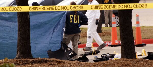 Ataque a um concurso de caricaturas de Maomé em Garland, no Texas. - Sputnik Brasil