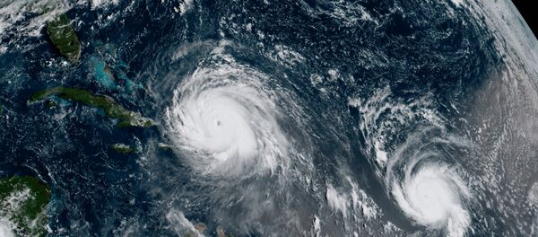 Imagem do furacão Irma - Sputnik Brasil