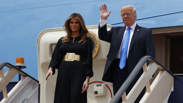 Melania Trump na Arábia Saudita - Sputnik Brasil