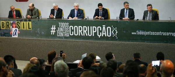 Lançamento da campanha Todos juntos contra a corrupção, no Conselho Nacional do Ministério Público - Sputnik Brasil