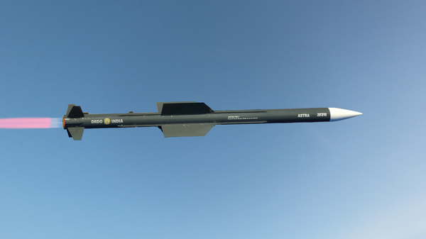 Astra, míssil ar-ar de emprego além do alcance visual produzido na Índia (foto de arquivo) - Sputnik Brasil