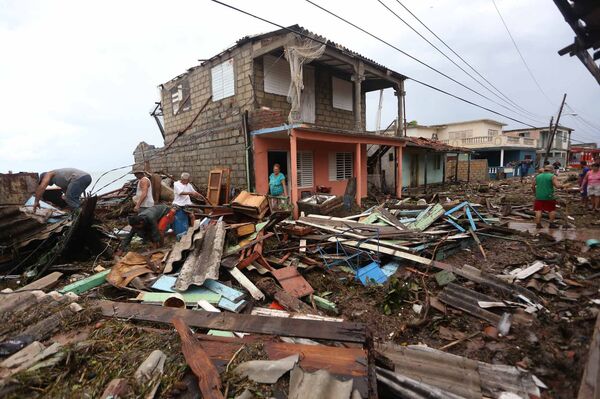 Consequências do furacão Irma em Cuba Consequências do furacão Irma em Cuba - Sputnik Brasil