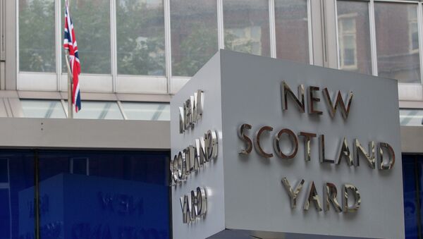 Sede da Polícia Metropolitana do Reino Unido, também conhecida como Scotland Yard, em centro de Londres (foto de arquivo) - Sputnik Brasil