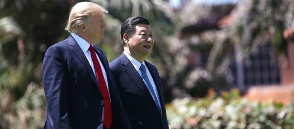 O presidente dos EUA, Donald Trump, e o presidente da China,  Xi Jinping (foto de arquivo) - Sputnik Brasil