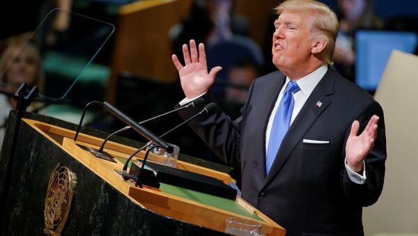 Discurso de Donald Trump na 72a Assembleia Geral da ONU em Nova York em 19 de setembro de 2017 - Sputnik Brasil