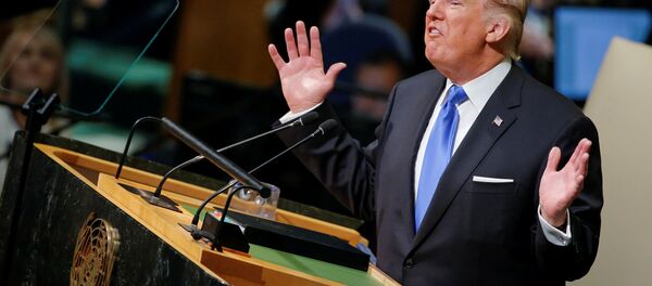 Discurso de Donald Trump na 72a Assembleia Geral da ONU em Nova York em 19 de setembro de 2017 - Sputnik Brasil