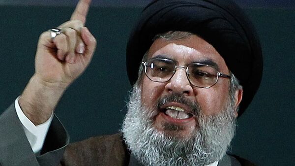 Líder do Hezbollah, Hassan Nasrallah (foto de arquivo) - Sputnik Brasil
