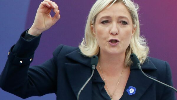 Líder do partido francês Marine Le Pen - Sputnik Brasil