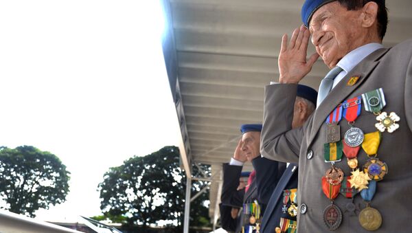 Solenidade em Comemoração aos 70 anos da tomada de Monte Castelo, na segunda Guerra Mundial - Sputnik Brasil