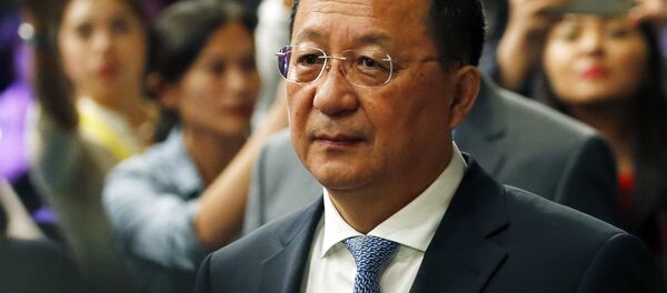 Chanceler norte-coreano Ri Yong-ho - Sputnik Brasil