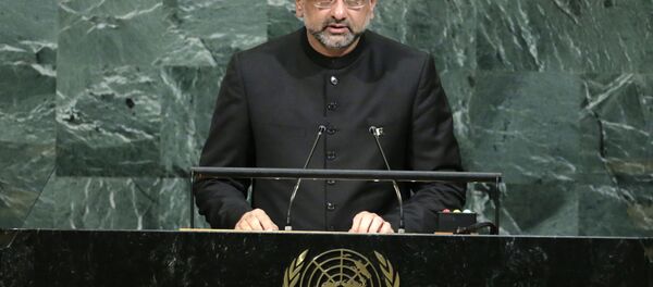 Shahid Khaqan Abbasi discursa na Assembleia Geral da ONU - Sputnik Brasil