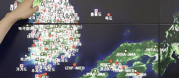 Mapa da península da Coreia - Sputnik Brasil