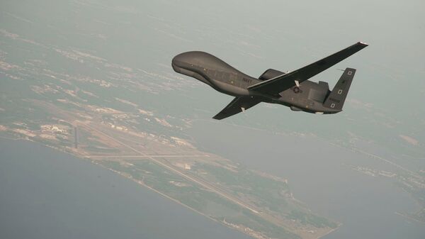 Drone norte-americano RQ-4 Global Hawk (foto de arquivo) - Sputnik Brasil