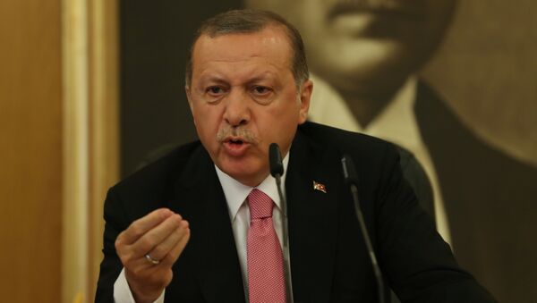 Recep Tayyip Erdogan, presidente de Turquia (foto de arquivo) - Sputnik Brasil