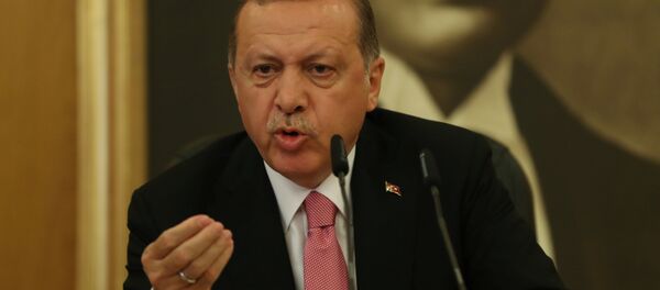 Recep Tayyip Erdogan, presidente de Turquia (foto de arquivo) Recep Tayyip Erdogan, presidente de Turquia (foto de arquivo) - Sputnik Brasil