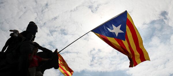 Bandeira independentista da Catalunha - Sputnik Brasil