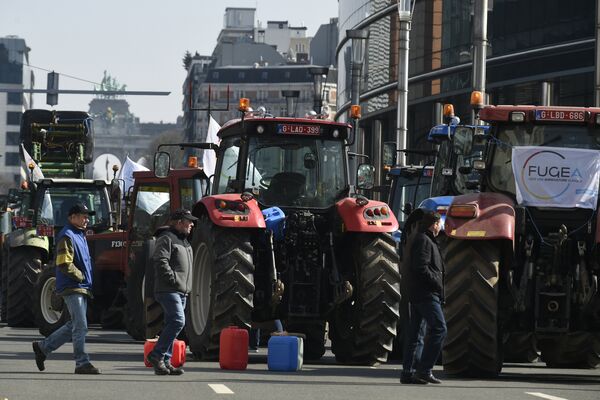 Fórum de Davos: França exige, mais uma vez, garantias para validar o acordo entre UE e Mercosul Fórum de Davos: França exige, mais uma vez, garantias para validar o acordo entre UE e Mercosul - Sputnik Brasil