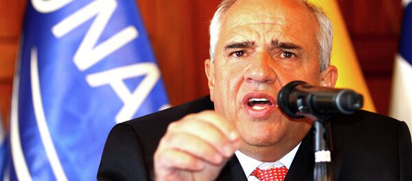 Ernesto Samper, secretário-geral da União das Nações Sul-Americanas (Unasul) - Sputnik Brasil