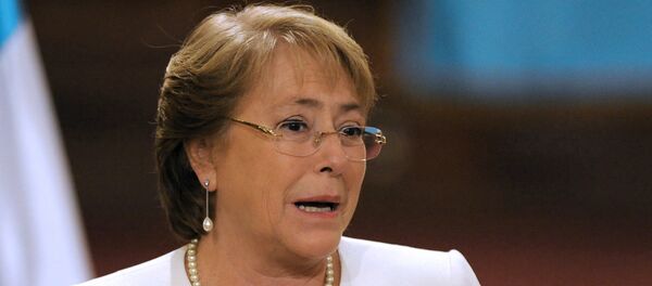 Michelle Bachelet, presidenta do Chile - Sputnik Brasil