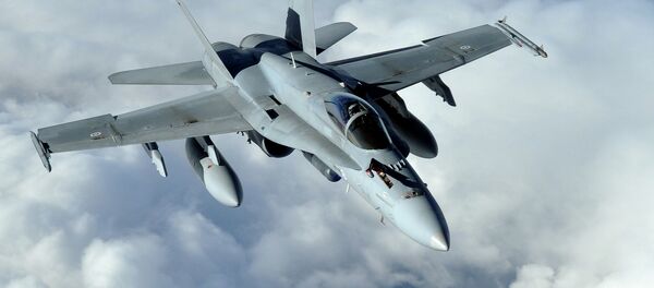 Caça multifuncional F-18 Hornet - Sputnik Brasil