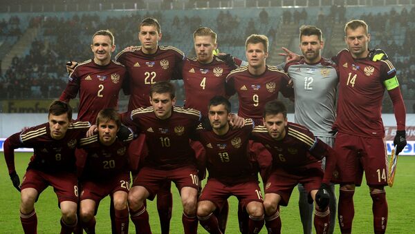 Seleção russa de futebol. - Sputnik Brasil