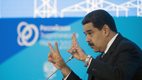 Nicolás Maduro, presidente da Venezuela no Fórum Internacional Semana da Energia da Rússia - Sputnik Brasil