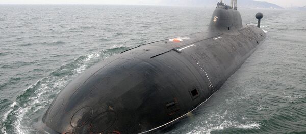 Submarino nuclear da Marinha da Índia INS Chakra (foto de arquivo) - Sputnik Brasil
