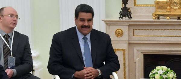 Nicolás Maduro, presidente da Venezuela e Vladimir Putin, durante o encontro realizado em 4 de outubro - Sputnik Brasil