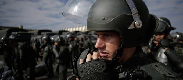 Soldados das Forças Armadas brasileiras se preparam para treinamentos em grande escala em Brasília, foto de arquivo - Sputnik Brasil