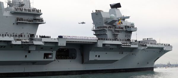 Porta-aviões da Marinha da Grã-Bretanha HMS Queen Elizabeth - Sputnik Brasil