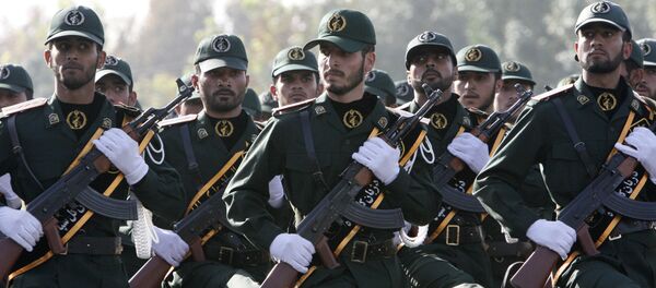 Membros do Corpo de Guardiões da Revolução Islâmica iraniano (foto de arquivo) - Sputnik Brasil