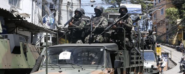 Exército na Rocinha Exército na Rocinha - Sputnik Brasil