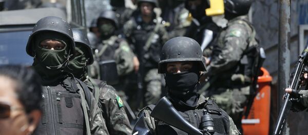 Exército na Rocinha Exército na Rocinha - Sputnik Brasil