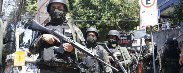 Exército na Rocinha - Sputnik Brasil