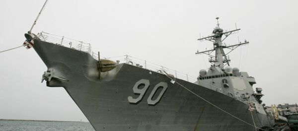 Destróier norte-americano USS Chafee - Sputnik Brasil