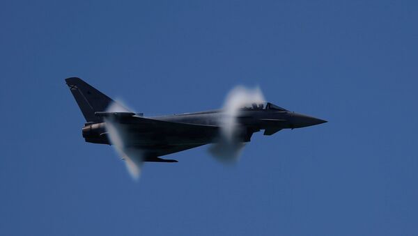 Caça Eurofighter da Força Aérea da Espanha (foto de arquivo) - Sputnik Brasil