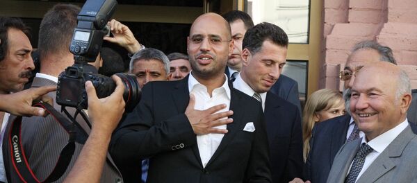 O segundo filho de Muammar Kadhafi, Seif Islam - Sputnik Brasil