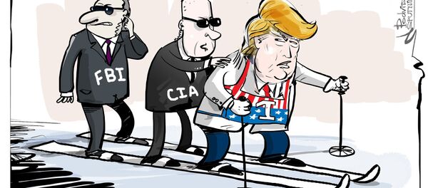 FBI e CIA dando aquela empurradinha na vida política de Trump - Sputnik Brasil