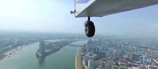 Primeiro vídeo aéreo de Pyongyang em 360° - Sputnik Brasil