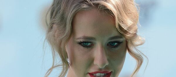 A apresentadora Ksenia Sobchak (foto de arquivo) - Sputnik Brasil