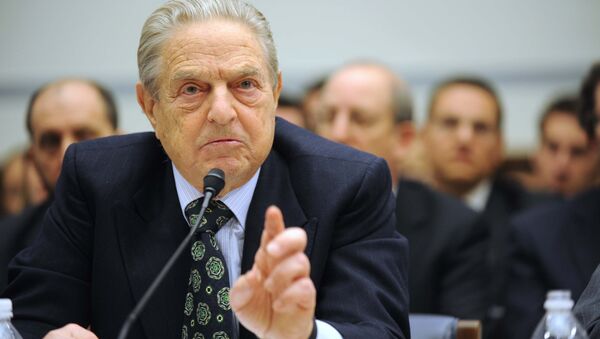George Soros testemunhando no Capitólio em Washington - Sputnik Brasil