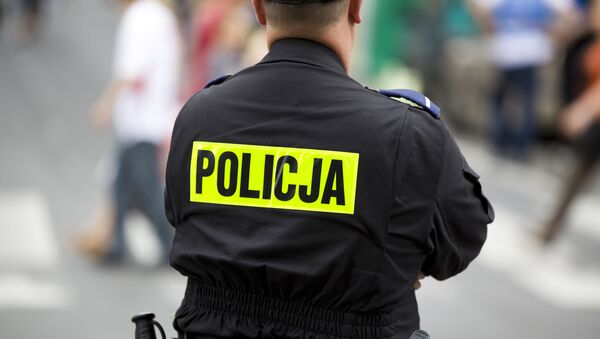 Policial polonês, (foto do arquivo) - Sputnik Brasil