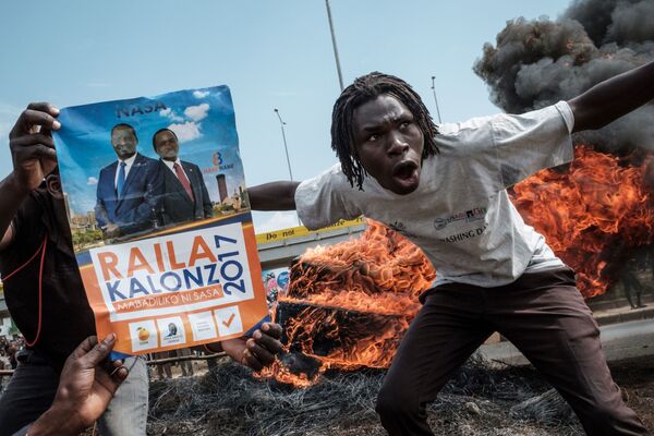 Ação de protesto no Quênia - Sputnik Brasil